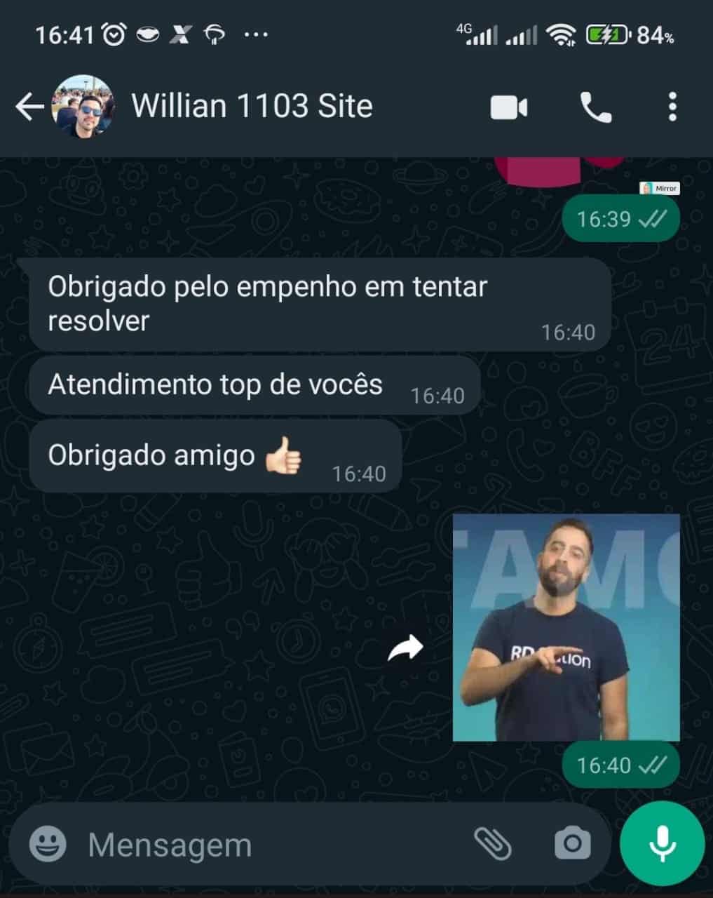 Depoimento positivo sobre a qualidade de imagem HD do IPTV da Viu TV Plus