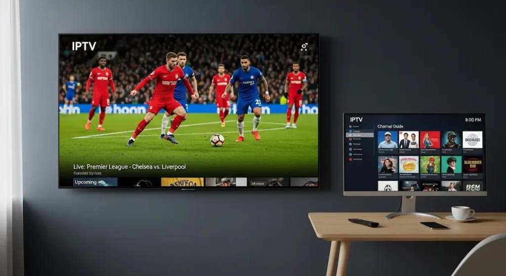 Teste IPTV multi-telas